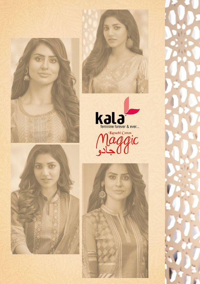 Kala Maggic 15 Karachi Cotton Regular Wear Printed Dress Material Collection